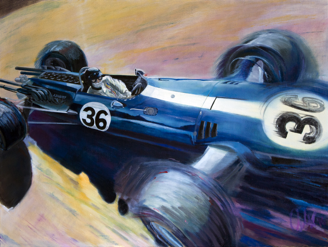 Dan Gurney - Eagle Weslake - Belgian F1 Grand Prix 1967 Winner