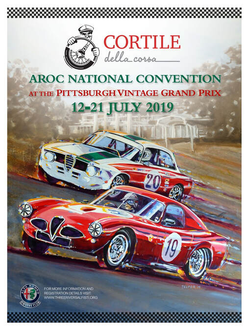 Cortile Della Corsa  PVGP Spotlight Car 2019 Alfa Romeo Convention